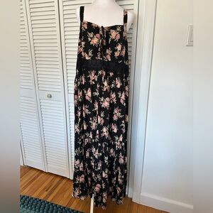 Torrid Floral Maxi Dress, size 2